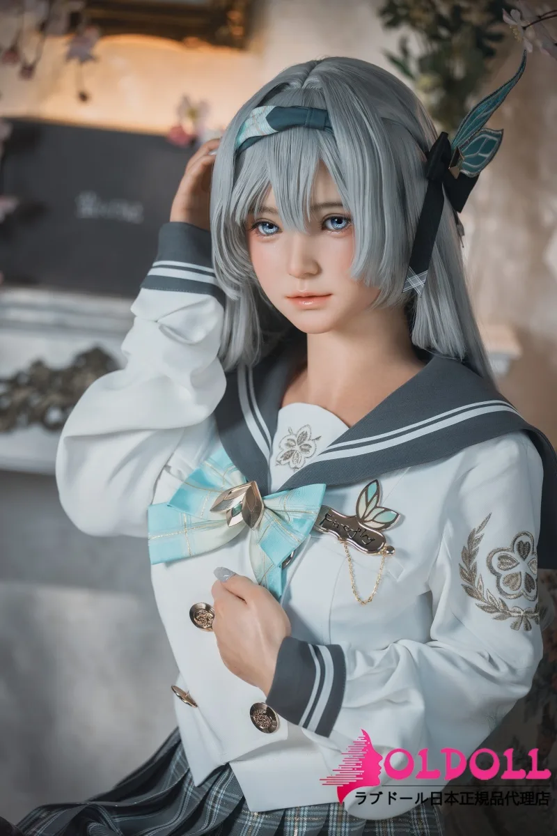 蛍火日記 153cm Aカップ MAXリアル皮膚版 小里森(xiaolisen)ヘッドメイク④ 高級シリコンドール 人気なキャラクターコスプレドール JK制服ラブドール