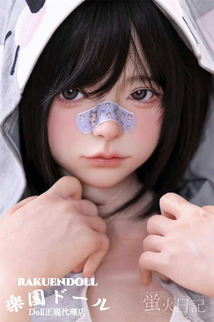 蛍火日記 琉璃⑧メイク 151cm Aカップ JK傷つきかわいい女の子 フルシリコン製ラブドール 宣材写真は硬めシリコンヘッド(口開閉機能あり)
