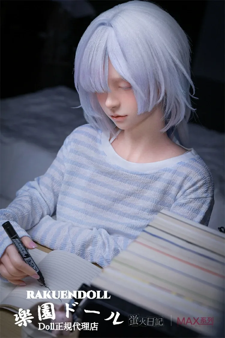 蛍火日記 Maxシリーズ 眠り琉璃(liuli) ②メイク ヘッド 153cm Aカップ コスプレ風 可愛い寝顔のアダルトドール 宣材写真のは硬性シリコンヘッド(口開閉機能付き) フルシリコン製ラブドール